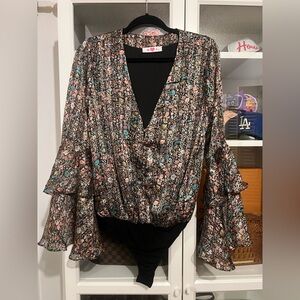 Buddy Love Bell Sleeve Bodysuit